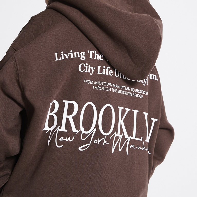 Bedruckter Kapuzenpullover "Logan"